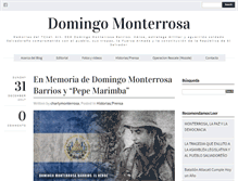 Tablet Screenshot of domingomonterrosa.info